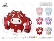 Borsa a Tracolla Antistress a Forma di Coniglio in Feltro Non Tessuto per Tutte le Stagioni con Stampa Cartoon - Product Image 3