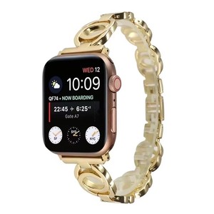 Compatible con <span class=keywords><strong>Apple</strong></span> <span class=keywords><strong>Watch</strong></span> 38mm 40mm 42mm 44mm Correa de Acero Inoxidable de Aleación Premium Compatible con IWatch7 6 5 4 3 2 1 - Product Image 4