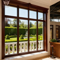 Ventanas abatibles de madera revestidas de aluminio francés DEMEA para soluciones de iluminación natural disponibles para villas