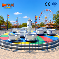 Manège de parc d'attractions de haute qualité à 36 places, avec tasses à café rotatives, pour parcs d'attractions commerciaux et fêtes foraines