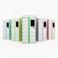 Casillero Inteligente Electrónico para Limpieza de Calzado, Construcción de Acero, Tamaño Personalizable, para Apartamentos, Comunidades, Dormitorios, Pedidos en la Nube, Resistente a la Oxidación