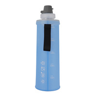 Bouteille d'eau souple pliable en TPU HDS pour course en extérieur, marathon, cyclisme, camping, voyage – Personnalisable – Vente directe