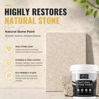 Nouveau produit : Peinture effet pierre naturelle pour une esthétique immédiate et un attrait visuel accru, idéale pour la préparation à la vente de maisons – Peinture effet marbre.