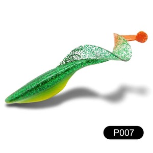 WildTrek15cm 39g Big Dragon Grub Leurre Souple Grandes Queues Bouclées Corps Souple Leurres de Pêche au Bar en Eau Salée et Eau Douce - Product Image 5