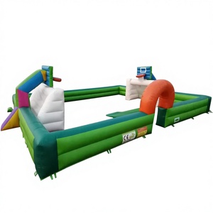 Terrain de sport gonflable commercial multi-activités pour le football et le basketball - Product Image 1