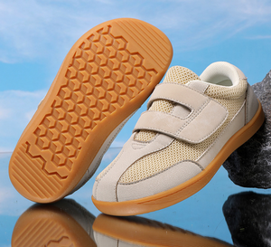 Zapatos Deportivos Casuales para Niños, de Corte Bajo, Punta Ancha, Tejidos, con Plantilla Transpirable de EVA, Zapatos Descalzos para Niños - Product Image 1