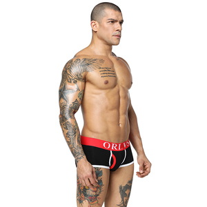Muestra gratis Hombre Bañadores <span class=keywords><strong>Gay</strong></span> Boxer de algodón de Bikini breve ropa interior - Product Image 1