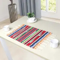 1 pièce napperon de Table en tissu de coton Sublimation, style chinois moderne, décoratif, set de Table du brésil, pour la salle à manger