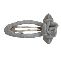 Élégantes pinces à cheveux en forme de petite rose, enveloppées de ruban en tissu, pour femmes, pinces latérales pour franges, pinces BB, accessoires pour cheveux pour soirées dansantes