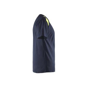 Blaklader-337910428633XXXL เสื้อยืด7330509890172สีกรมท่า/Hi-Vis สีเหลือง-EAN เสื้อยืดทำงานและเสื้อโปโล - Product Image 3