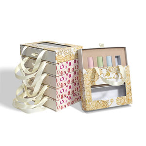 Cassetto cosmetico scorrevole di lusso stampato personalizzato confezione di fascia alta per smalto olio rigido rigido in cartone rigido impermeabile - Product Image 2