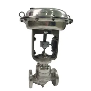 Stainless steel pneumatic control valve with 4-20ma output globe valve supplier in China