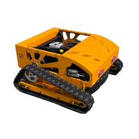 Mini tondeuse à gazon robotisée sans fil avec télécommande, portée de 500 m, qualité professionnelle, moteur à essence 250 cc, châssis en acier