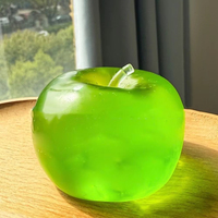 Nieuwe Vaseline Transparante Grote Appel Knijpfiguur Niet-terugverende Knijp Fidget Toy Fruit Knijpfiguur