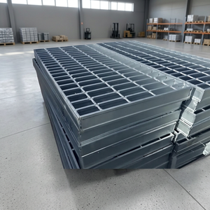 Plataforma de Acero Galvanizado para Pasarelas, Rejilla de Acero Soldada, Panel de Drenaje para Pisos Industriales - Product Image 2