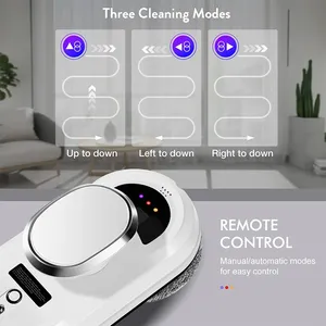 <span class=keywords><strong>Robot</strong></span> inteligente de limpieza de ventanas Máquina inteligente de limpieza de vidrio <span class=keywords><strong>Control</strong></span> remoto 5600Pa MEMS Modo de ruta Aspiradora - Product Image 6