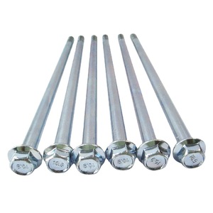 Vis galvanisées longues M10*250 pour moteurs, fixations en acier au carbone, anti-rouille, clip de fixation automobile pour essence et diesel - Product Image 5