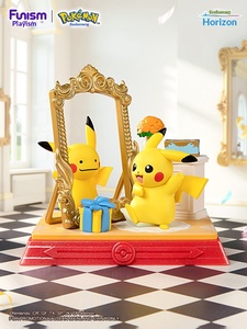 100% Original Versión Japonesa Pokémon <span class=keywords><strong>Pikachu</strong></span> Amigo Caja Sorpresa Juguete Figura Coleccionable Móvil de Fibra de Poliéster Ecológica y Adorable - Product Image 2