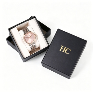Custom Logo Luxury Watch <b>Box</b> Lid and Base Rigid Paper Packaging <b>Box</b> Professional Watch Gift <b>Box</b> OEM ODM Manufacturer - Product Image 1