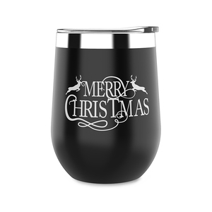 Gobelet en verre de 12 oz, avec Double paroi, isolé sous vide, en acier inoxydable, tasse à vin, avec boîte, gourde - Product Image 6