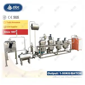 top Manufacturer Laboratory Small Edible Palm Mini Oil Refinery for Refining Crude Cooking Coconut,Soybean,Sunflower Seed,Nuts