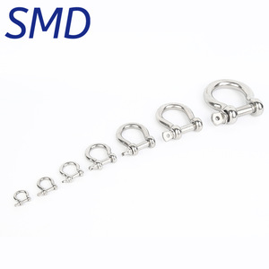 Grillete de arco SMD de acero inoxidable pulido con pasador de tornillo para industria pesada - Product Image 4