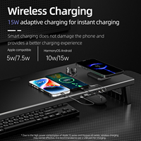 Nieuwe 1000 Opvouwbare Computer Monitor Stand 90 Graden Tilt Snel Opladen Draadloos Opladen Usb Interface Desktop Cleaning Master