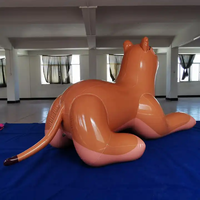 Jouet gonflable de chiot d'animal de bande dessinée de vinyle, poupée gonflable de l'animal SPH de Beile, animal gonflable de bande dessinée