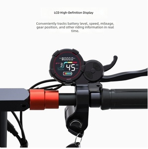 Potente Scooter Elettrico Fuoristrada per Adulti con Sedile, Doppio Motore, Alta Velocità, Pieghevole, Impermeabile, 60km, 18Ah, Sospensioni Complete, Pneumatici Larghi - Product Image 2