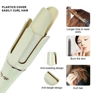 جهاز تجعيد الشعر ذو تصميم حلزوني محمول كهربائي الأعلى مبيعاً جهاز تجعيد الشعر الأوتوماتيكي الاحترافي