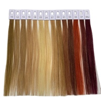 Nuancier de couleurs pour extensions de cheveux, anneau de couleurs pour extensions de cheveux