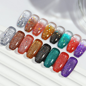 Esmalte de Uñas en Gel Reflectante Disco 15ml con Purpurina, Etiqueta Privada Personalizada, Herramienta de Manicura para Salón, Diseño Brillante, Barniz de Color - Product Image 5