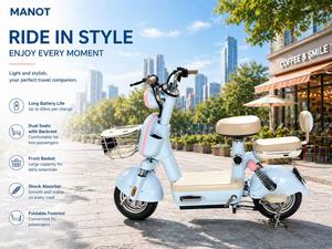 <span class=keywords><strong>Bicicleta</strong></span> Eléctrica Potente de 48V 350W para Adultos, Scooter con Pedales para Desplazamientos Urbanos Diarios, Suministro Directo de Fábrica - Product Image 2