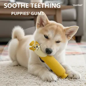 Nuovo Giocattolo da Masticare per Cani a Forma di Salsiccia Lunga in Lattice - Resistente, Interattivo, per la Dentizione e il Sollievo dal Noio, Pulizia dei Denti - Product Image 4