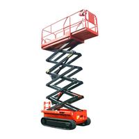 KCCL Table élévatrice à ciseaux sur chenilles de 18m à usage domestique Vérins élévateurs hydrauliques mobiles certifiés CE Matériau en acier pour nouvelle construction