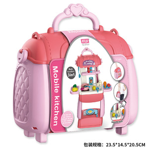 Oyuncak gıda tencere aksesuarları ile çocuklar için mutfak oyna oyna set şef tulumları için Set oyna oyna - Product Image 5