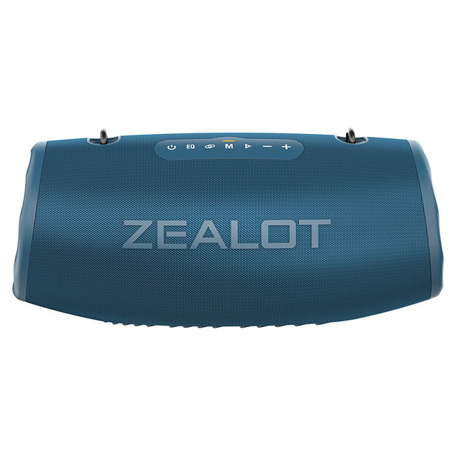 ZEALOT S87 80W Portable Speaker IPX6 Waterproof RGB Lights 5.2 16000mAh TWS Power Bank Party Outdoor Camping