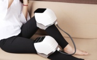 Luftkompressions- und Vibrations-Elektrisches Kabelloses Weißes Fuß- & Knie-Schmerzlinderungsgerät mit Wärmefunktion USB-Aufladung für Beinmassage 1 Jahr Garantie