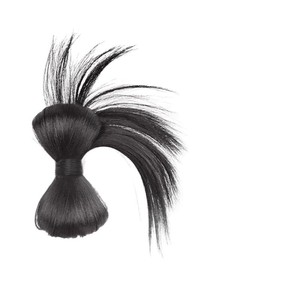 Peluca de moño para mujer, cabello humano real, estilo coreano, cola de caballo con clip de plumas para cualquier forma de rostro - Product Image 1