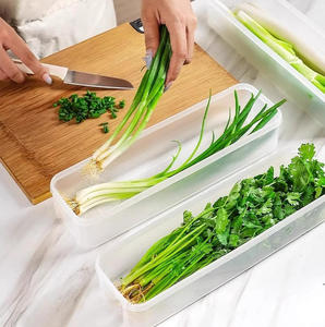 Hộp đựng thức ăn nhựa hình chữ nhật, có thể tái sử dụng, hộp đựng mì, hộp đựng mì Ý, hộp đựng đồ ăn trong nhà bếp - Product Image 1