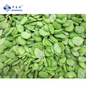 Gefrostetes frisches Gemüse Großhandel 10 kg doppelt geschälte gefrorene grüne Bohnen von Sinocharm