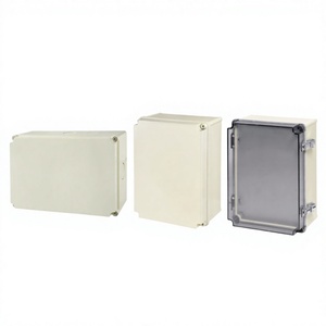 Caja de Control de Plástico XK-15 IP65 500x400x180mm con Tapa Transparente Abatible y Placa de Montaje Interna, Sin Orificio para Cables Preabiertos - Product Image 2