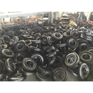 Pneu à rayons 4.00-8 2PR pour brouette <span class=keywords><strong>Haemmerlin</strong></span>, chariot à main et autres, en caoutchouc 16 pouces, conforme aux normes GS et OEM - Product Image 5