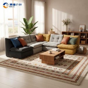 Fauteuil de salon lavable pour petits espaces - Chaise tatami 2-en-1 compressée sous vide pour balcon, mobilier de chambre moderne - Product Image 1