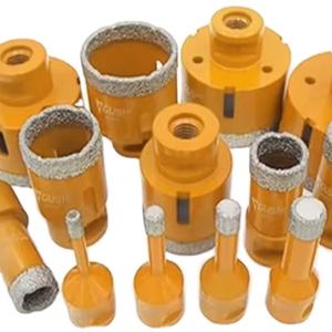 Juego de sierra perforadora para azulejos de porcelana y cerámica personalizada de alta calidad, broca de perforación de núcleo de granito de mármol M14, brocas de núcleo de herramienta de diamante soldado - Product Image 6