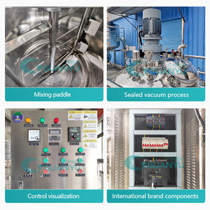 Guanyu Chất lượng cao 100L 200L 500L 1000L thép không gỉ nhũ hóa homogenizer điện hơi nước trộn Tank với khuấy - Product Image 5