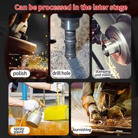 Mastic de réparation en fer époxy résistant aux hautes températures 500g, résistant à la corrosion, adhésif de réparation métallique