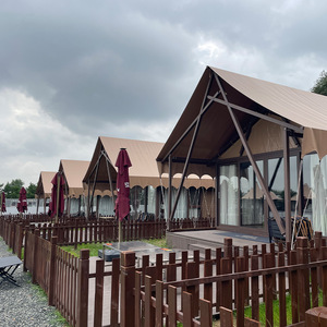 Carpa de Turismo Rural para 6-8 Personas, Tipo Extendido, Gran Espacio, Tela Oxford, Marco de Aluminio, para Campamento al Aire Libre - Product Image 4