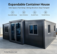 Casa Prefabricada Expandible Tenshine de 30 pies con un Dormitorio y Casas Contenedor Contemporáneas de Lujo de 40 pies con 4 Dormitorios