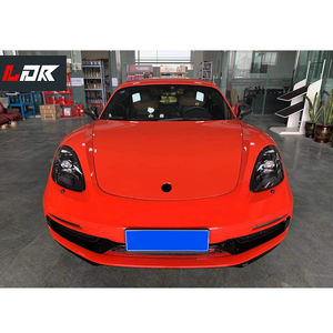 Kits de carrocería <span class=keywords><strong>T</strong></span>-Factory para Porsche Cayman <span class=keywords><strong>Boxster</strong></span> <span class=keywords><strong>718</strong></span> montaje de parachoques delantero de alta calidad Taillamp Tail Lip Upgrade GTS Style - Product Image 5